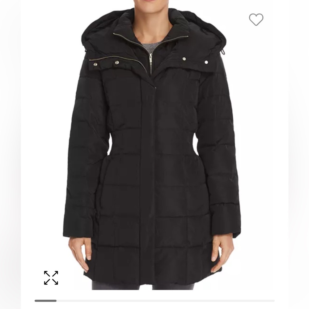 Cole Haan Zip Up Puffer Coat Size Large
